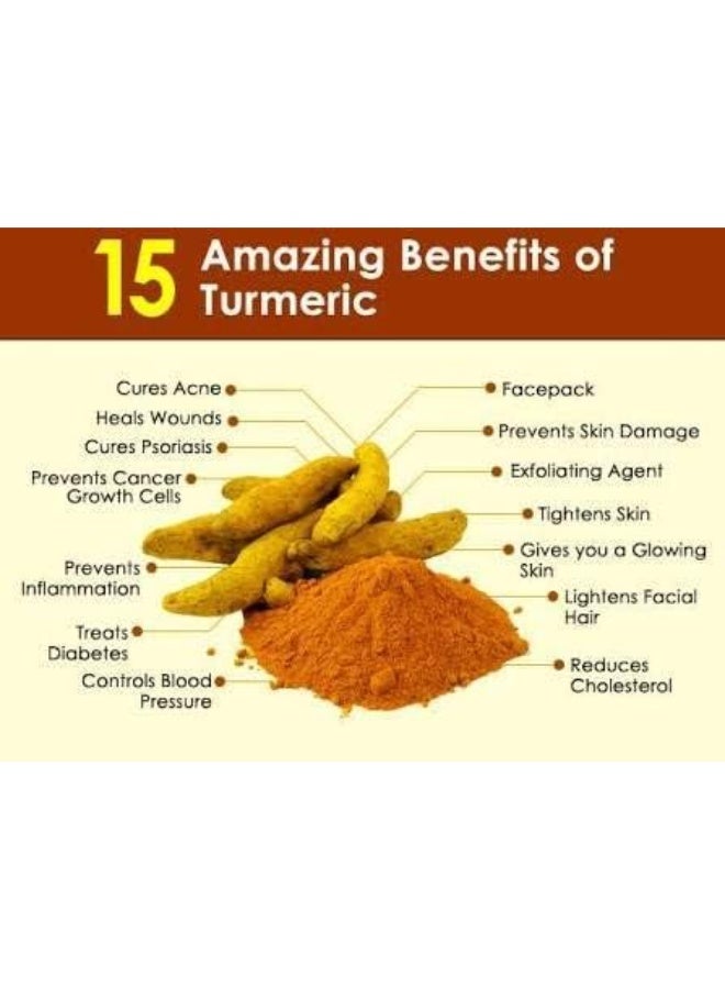 VEDAONE ORGANIC TURMERIC CAPLETS (60'S) - Image 2