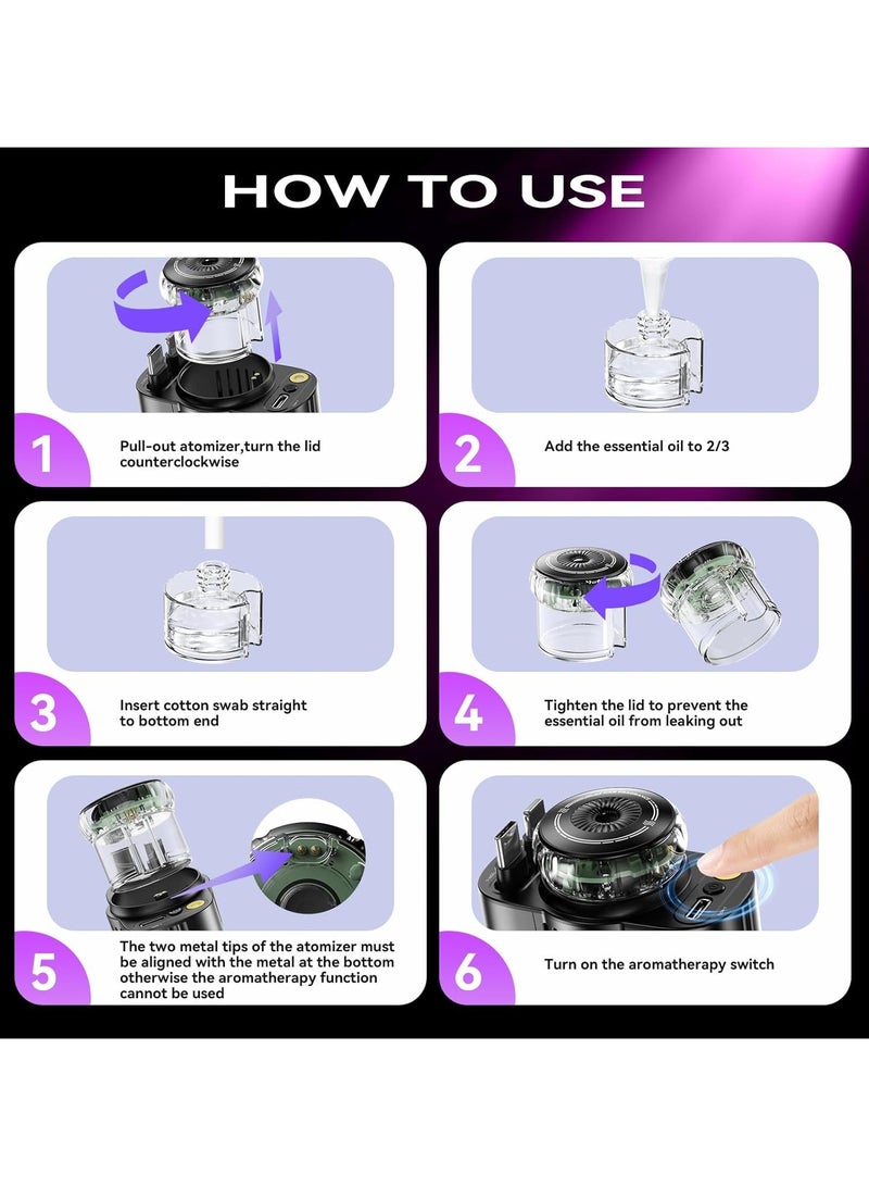 Generic Scent, Charge, and Project Stars with the 5-in-1 Smart Car Charger – Your Ultimate Driving Experience Awaits!  - Image 4
