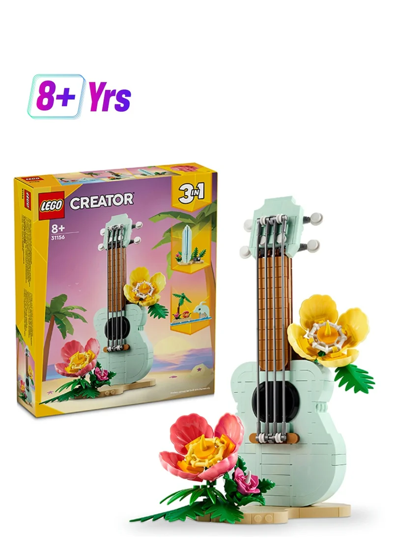 ليغو Creator Tropical Ukulele 3in1 Toy Set 31156 (387) Pieces