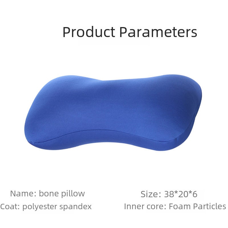 Spot Foam Particle Bone Pillow Office Lunch Break Sleeping Pillow Printed Logo Portable Small Pillow Manufacturer Wholesale(Pink, 38X20（cm）) - Image 4
