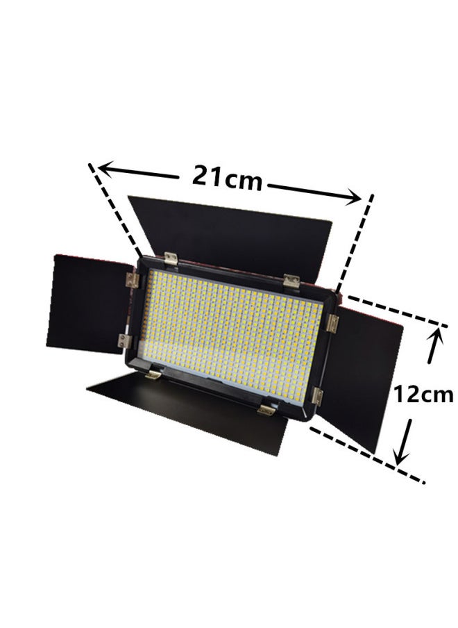General - E680 Camera Light Short Video Live Network Red Light LED Camera Square Background Light Anchor Fill Light-Color:0.5 M Bracket - Image 1
