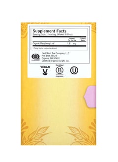 Yogi Tea Raspberry Leaf Caffeine Free 16 Tea Bags 1.02 oz (29 g)  - Image 2