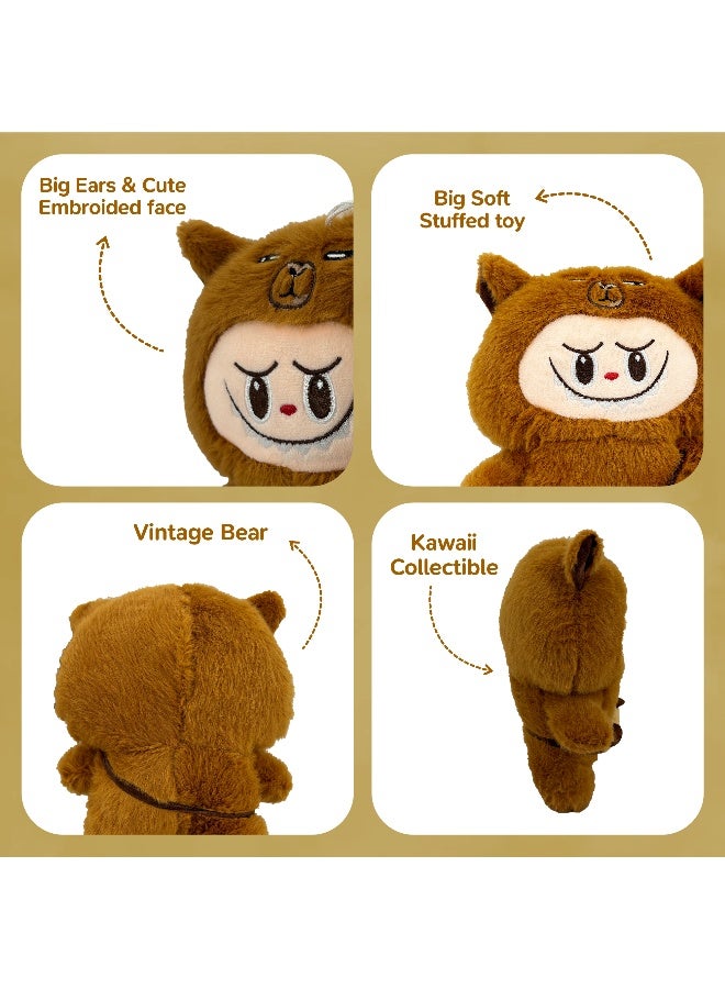 Galaxy Toys Fuzzyblossom 23Cm Plush Fabric Doll Soft Mini Stuffed Toy With Big Ears And Cute Embroidered Face Vintage Bear Assorted 1Pc  - Image 2