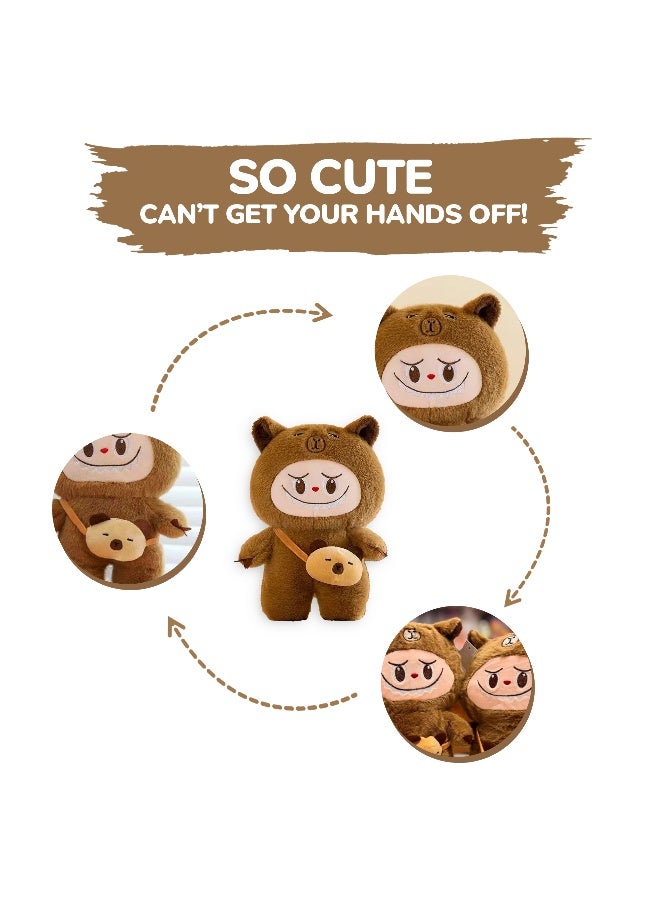 Galaxy Toys Fuzzyblossom 23Cm Plush Fabric Doll Soft Mini Stuffed Toy With Big Ears And Cute Embroidered Face Vintage Bear Assorted 1Pc  - Image 3