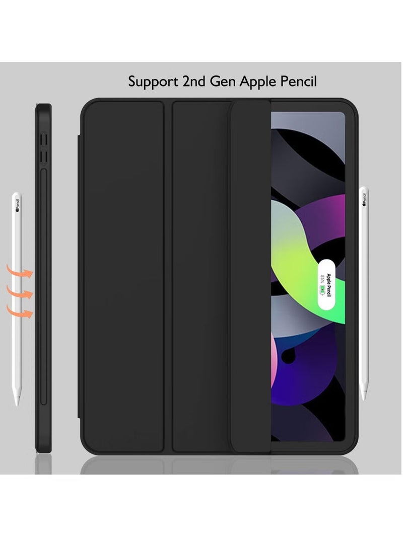 TIGER iPad Air 11 Inch Case M2 2024 – Compatible with iPad Air 5th/4th Generation (2022/2020) 10.9 Inch, Trifold Stand Smart Case with Pencil Holder, Black - Image 4