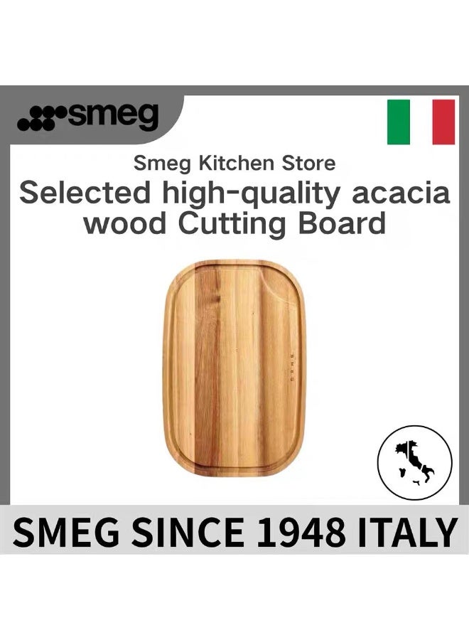 سميج 42 سم إضافية كبيرة وسميكة الشوق الخشب الخشب الصلب مزدوج الجانبين المضادة للبكتيريا والعفن مقاومة لوحة القطع المنزلية المطبخ الخام مطبوخة الفصل قطع لوحة مع غير انزلاق قطرة أخدود ومتعددة الوظائف لوحة القطع - Image 3