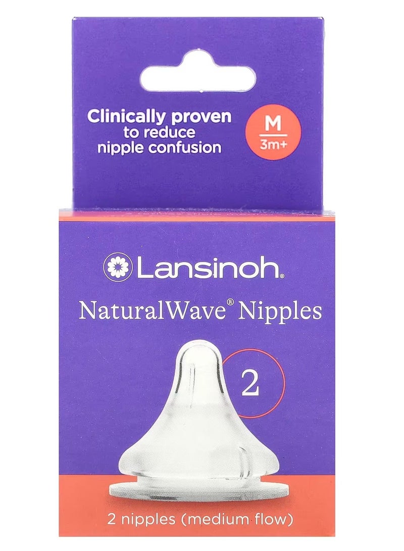 حلمات موما ناتشورال ويف ذات تدفق متوسط ​​2 حلمة