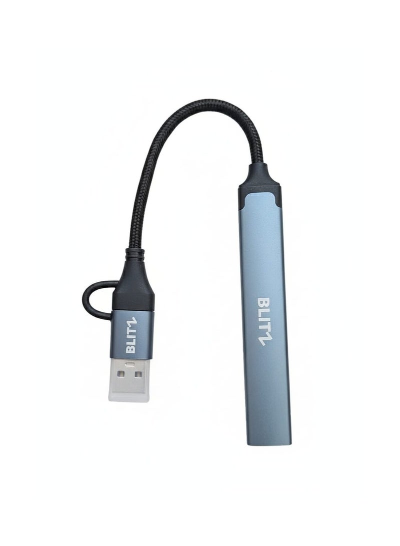 Blitz 4-in-1 High-Speed ​​USB Hub, 4-Port Connection - Image 2