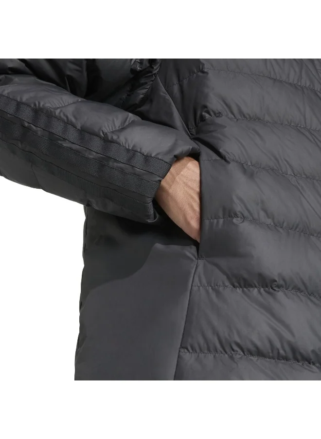 Adidas Ess 3S Ld Hd Pa Black Outdoor Jackets For Men XS