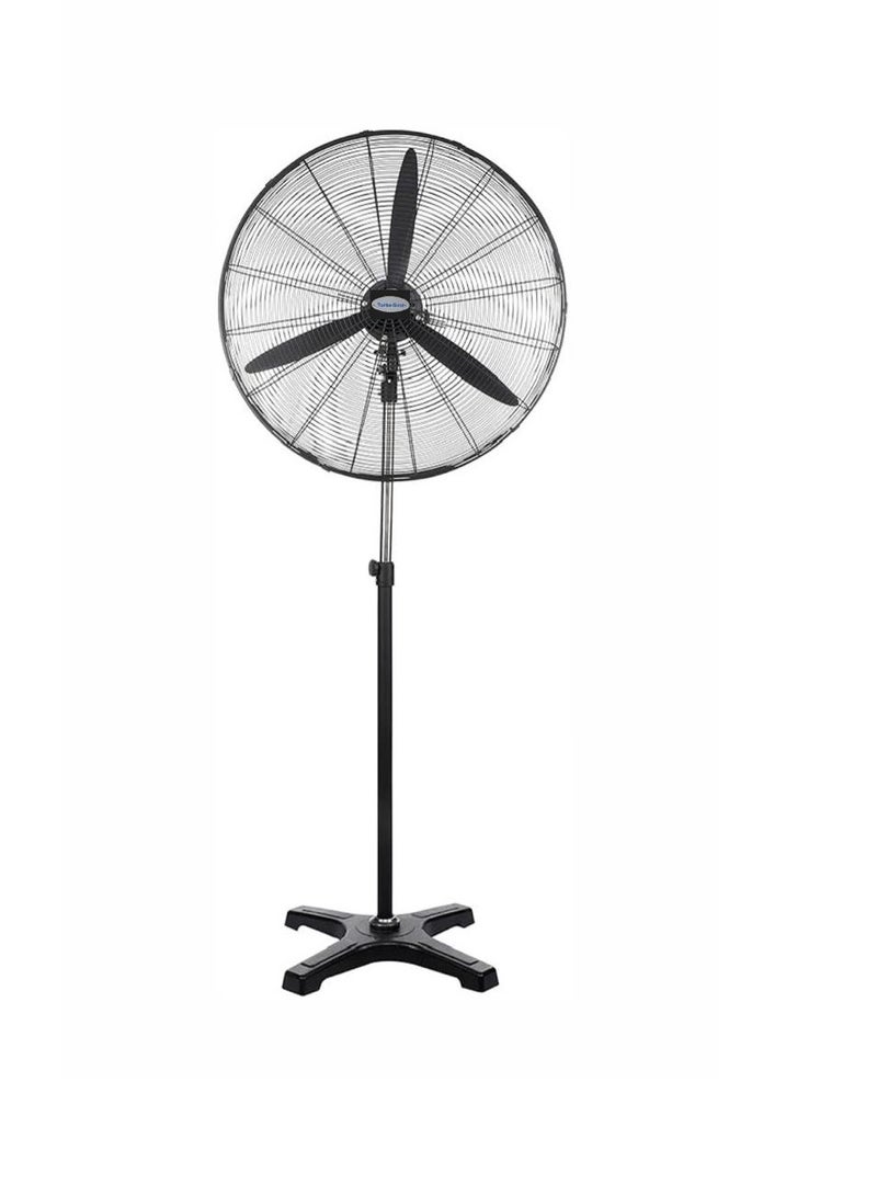 تيربو مروحة صناعية بحامل من تربو جولد - 30 بوصة، أسود، 100 واط - Image 1