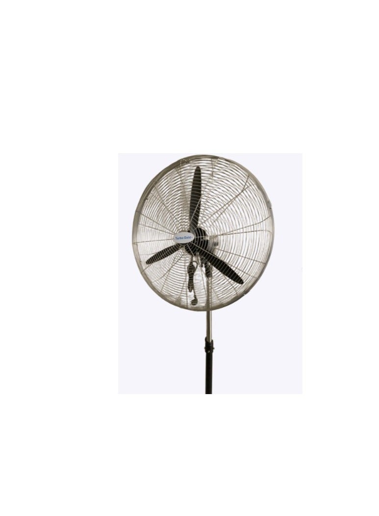 تيربو مروحة صناعية بحامل من تربو جولد - 30 بوصة، أسود، 100 واط - Image 2