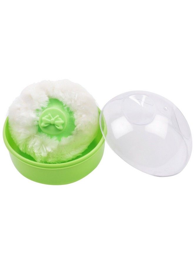 Tinny Tots Baby Powder Puff With Case (Green) - Image 2