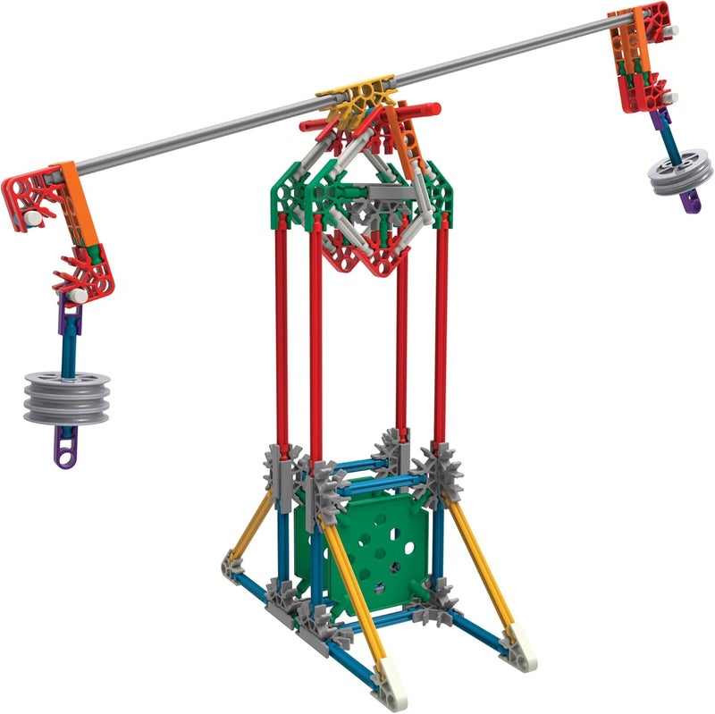 كي نيكس مجموعة بناء Basic Fun Knex 79319 Education STEM EXPLORATIONS: الروافع والبكرات - Image 3