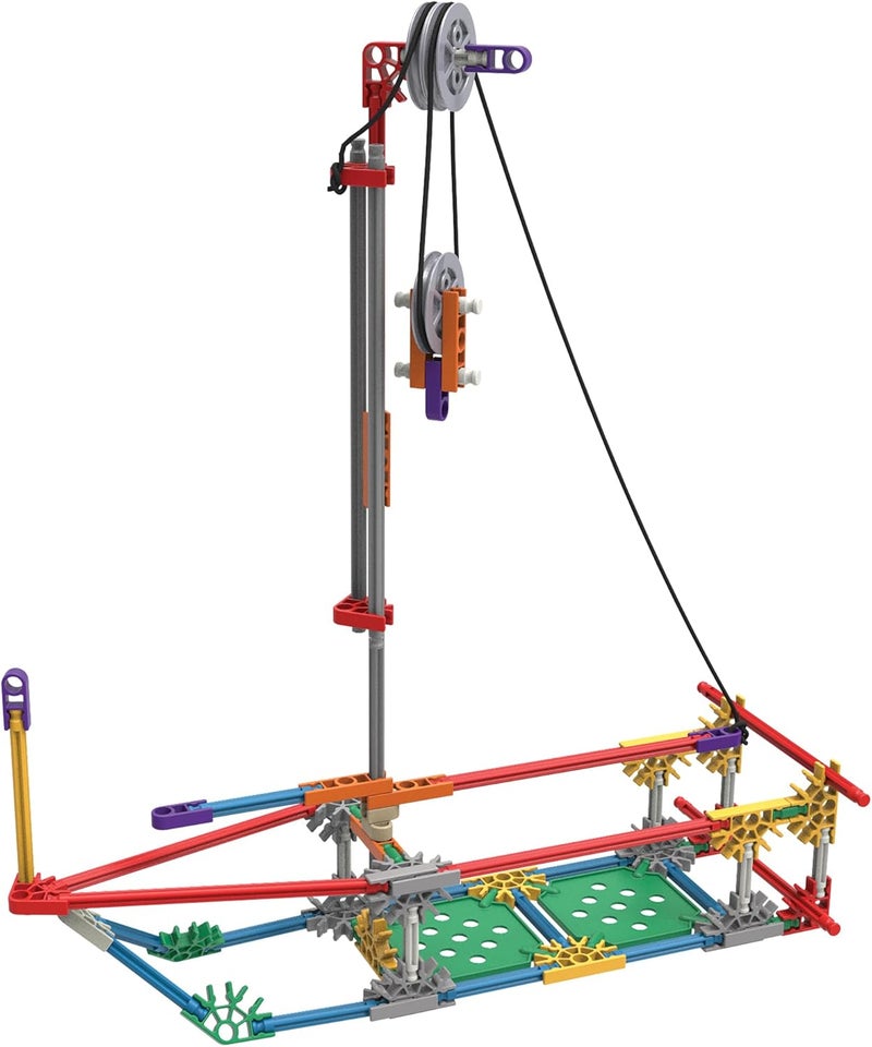 كي نيكس مجموعة بناء Basic Fun Knex 79319 Education STEM EXPLORATIONS: الروافع والبكرات - Image 4