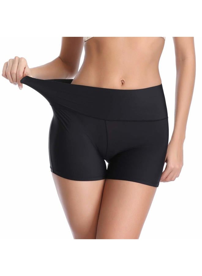 JOYSHAPER Boyshorts Panties for Women Anti Chafing Underwear Slip Shorts for Women Under Dress Black - Image 1