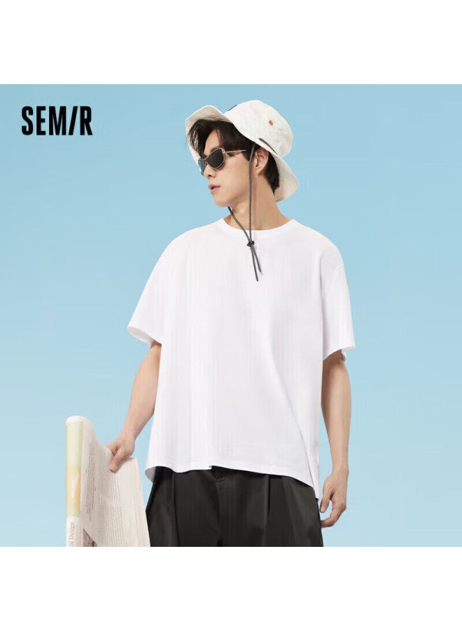 Semir Short-sleeve T-shirt For Men, Summer Undershirt, Solid Color Basic Inner Layer Top, 109926100101 - Image 2