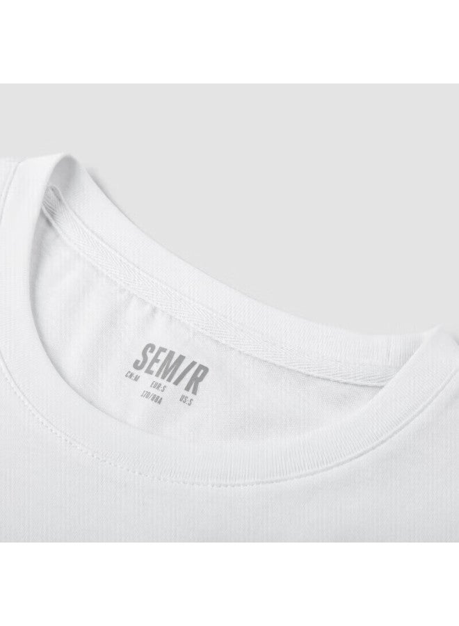 Semir Short-sleeve T-shirt For Men, Summer Undershirt, Solid Color Basic Inner Layer Top, 109926100101 - Image 4
