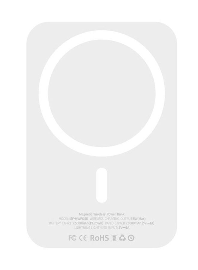 iSAFE Magnetic Wireless Power Bank 5000Mah - Image 1