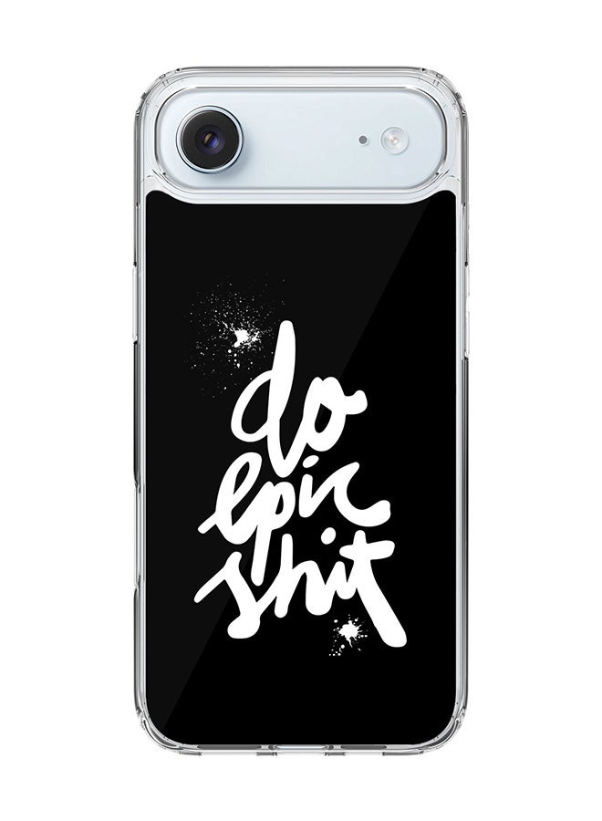 Stylizedd Classic Clear MagSafe Case for iPhone 17 Air , Hybrid Soft Case Flexible Edges Anti Drop TPU PC Gel Thin Transparent Cover [ Designed for iPhone 17 Air ] - Epic