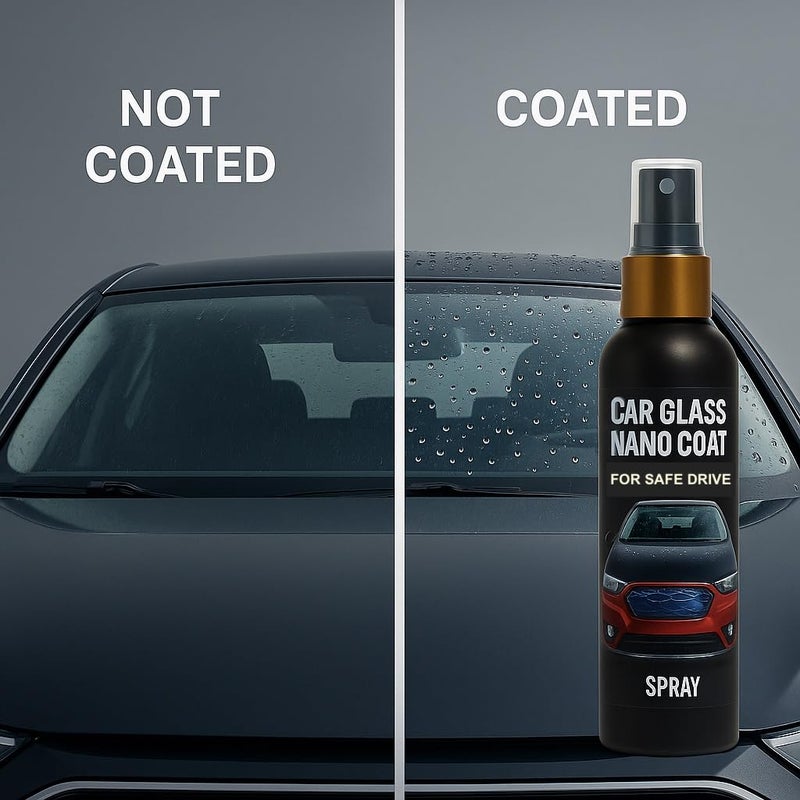ARMI Ceramic Nanocoating For Car Windshield | Long-Lasting Hydrophobic Spray Coating For Windshields | Rain Repellent For All Glass Surfaces | Enhances Visibility & Safety, Black - Image 5
