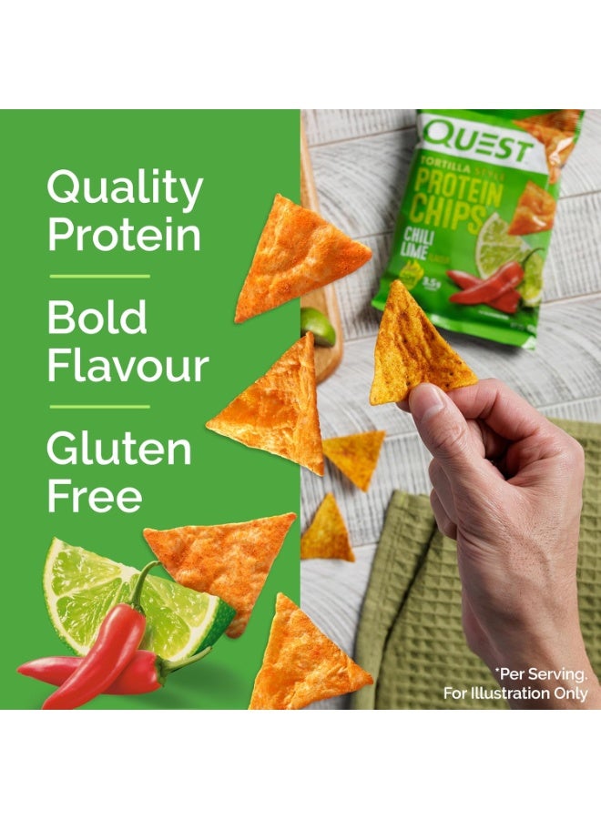 رقائق بروتين بنكهة الفلفل الحار والليمون من كويست نيوترشن (عبوة من 8 قطع، 32 غرام) - Image 4