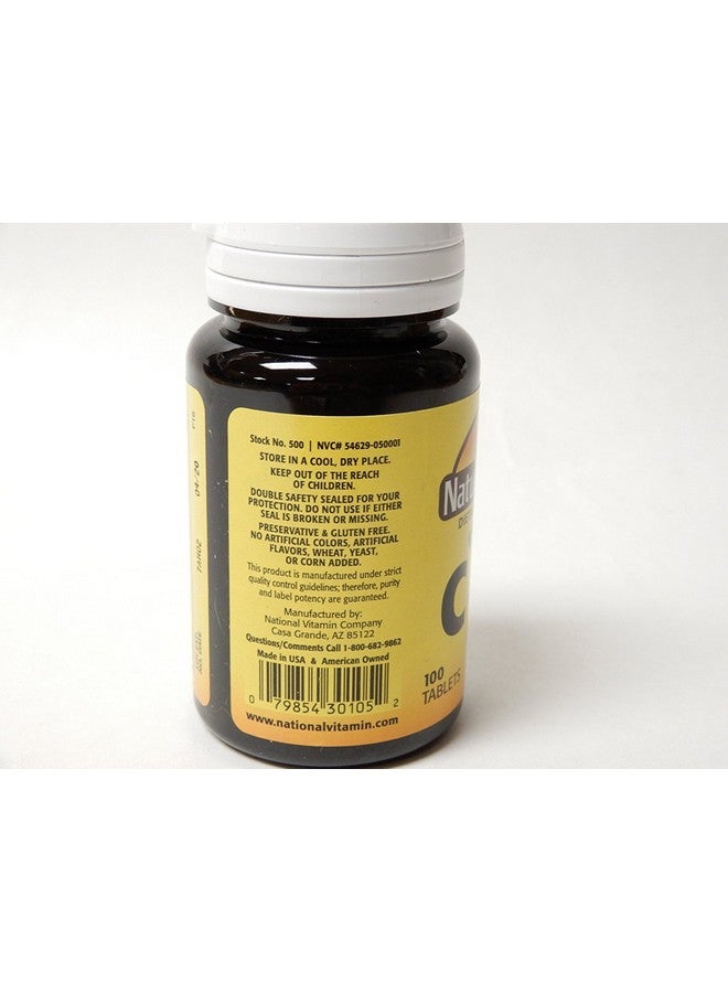 Nature's Blend Vitamin C with Rose Hips 500 mg 100 Tablets - Image 2