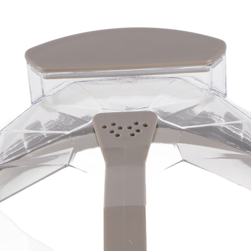 Brown Microwave Splatter Cover Transparent Food Guard Lid For Kitchen Cooking - Image 2