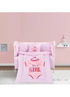 Brides Newborn tablecloth with barriers, 5 pieces - Lark - pink  - Image 2