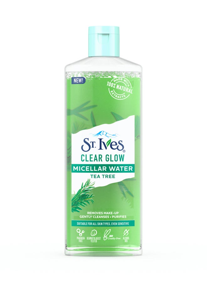 ST. Ives Tea Tree Micellar Water For Clear Glowing Skin White 400ml  - Image 1