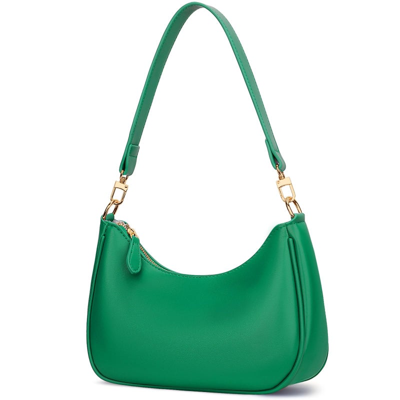 KKXIU Shoulder Bag for Women Cute Hobo Purses and Handbags Retro Clutch Underarm Purse(Green) - Image 1