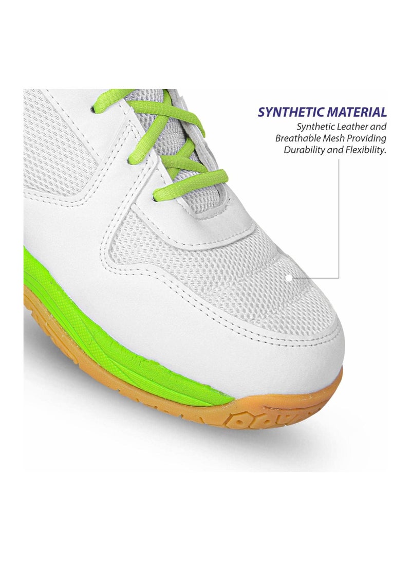 دي أس سي أحذية كورت 44 لتنس الريشة | 8 المملكة المتحدة / 9 الولايات المتحدة / 42 الاتحاد الأوروبي | للرجال والأولاد | مع نعل خارجي من مطاط الكريب الطبيعي لا يترك علامات - Image 3