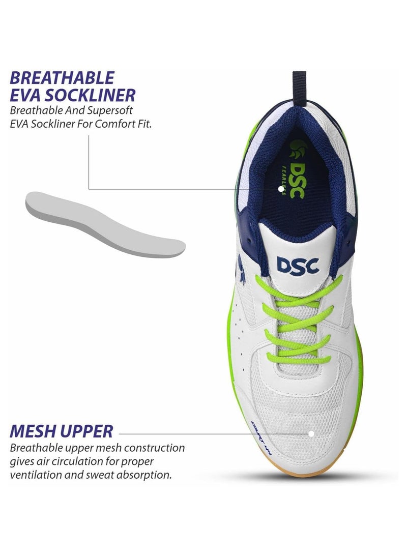 دي أس سي أحذية كورت 44 لتنس الريشة | 8 المملكة المتحدة / 9 الولايات المتحدة / 42 الاتحاد الأوروبي | للرجال والأولاد | مع نعل خارجي من مطاط الكريب الطبيعي لا يترك علامات - Image 5