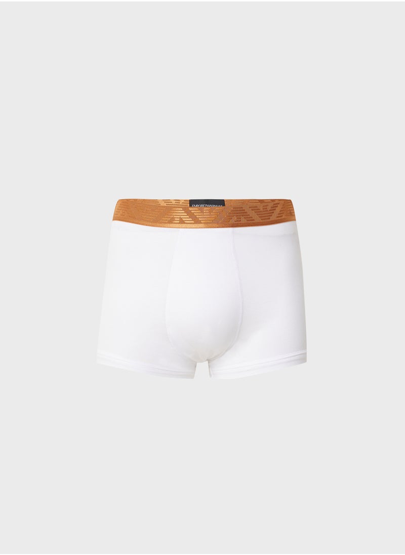 EMPORIO ARMANI 3 Pack Logo Band Boxers  - Image 2
