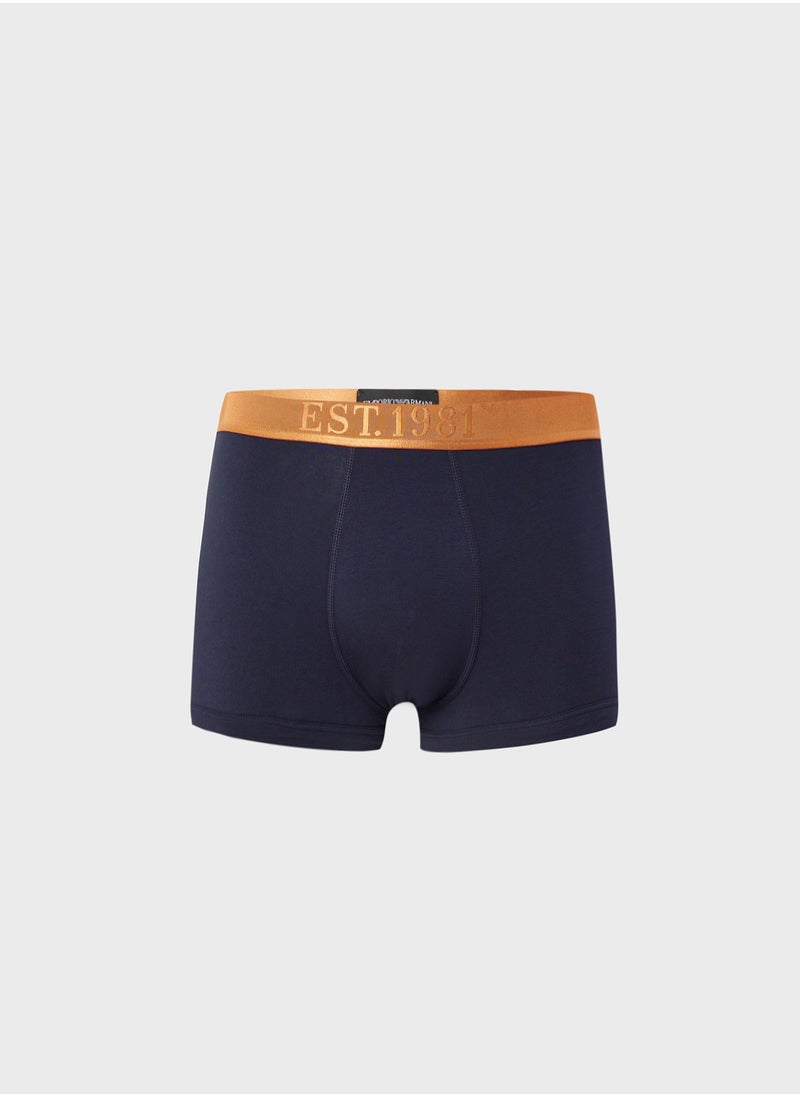 EMPORIO ARMANI 3 Pack Logo Band Boxers  - Image 4