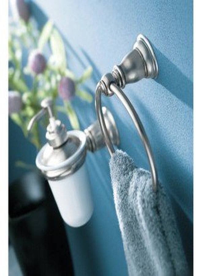 Moen YB5486WR Kingsley Bathroom Hand -Towel Ring, Wrought Iron - Image 4
