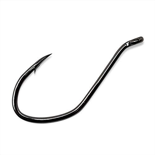 Gamakatsu 225414 Big River NS Bait (25 Pack), Size 4/0, Black - Image 1