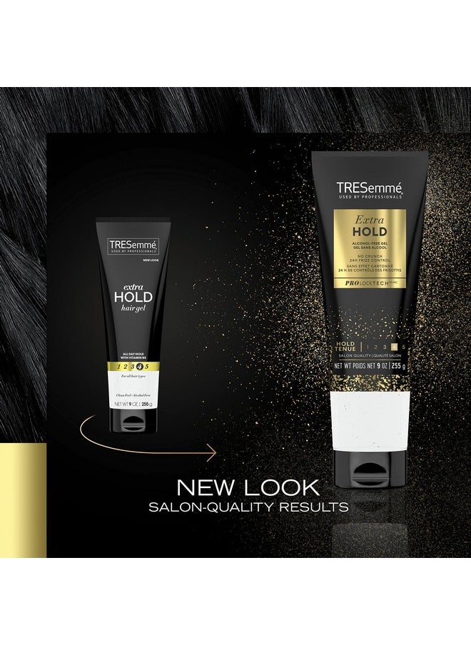 TRESemmé Extra Hold Hair Gel Pack Of 6 Alcoholfree For 24Hour Frizz Control And Humidity Protection 9 Oz  - Image 2