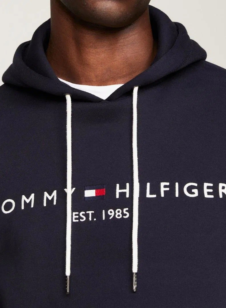 تومي هيلفيغر سبورت _بلوزة هودي بغطاء رأس من القطن العضوي من TommyHilfiger. اللون أسود  - Image 4