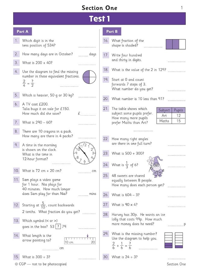 كتاب الأسئلة المستهدفة في الحساب الذهني للصف الثالث KS2 (يشمل إجابات عبر الإنترنت واختبارات صوتية) - Image 4