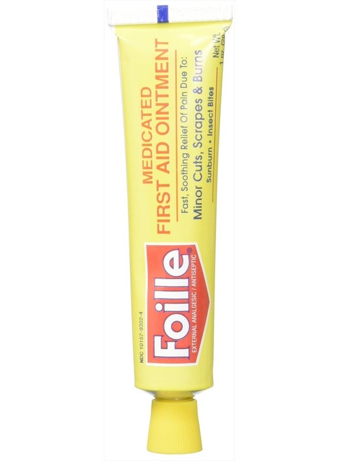 Medicated First-Aid Ointment Tube, 1 Ounce