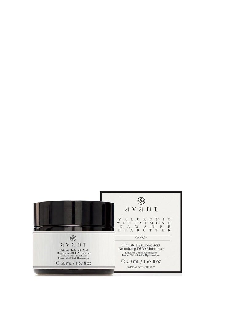 Avant Skincare - AVANT SKINCARE ULTIMATE HYALURONIC ACID RESURFACING DUO MOISTURISER 50ML - Image 1