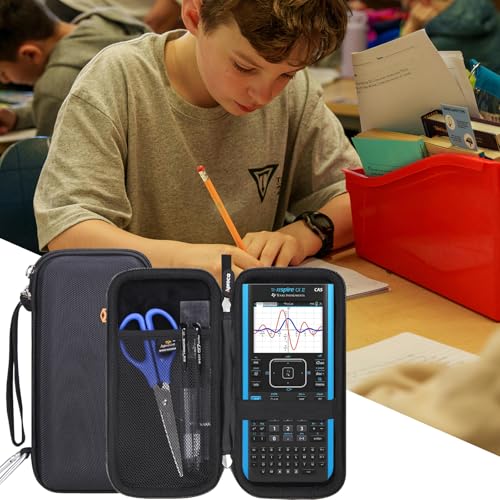 Aproca Case Compatible with Texas Instruments TI-Nspire CX II CAS Color Graphing Calculator, Storage Portable Bag for Accessories -Black (Case Only) - Image 5