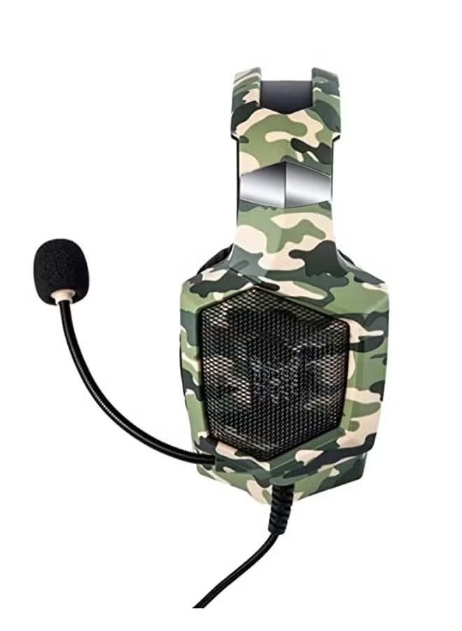 onikuma K8 Stereo Over-Ear Gaming Headphones With Mic For PS4/PS5/Xbox One/X Series/Switch/PC - Wired, Noise-Canceling, Comfortable, High-Quality Sound, Durable Design, Adjustable Headband for All-Day Play - Image 3