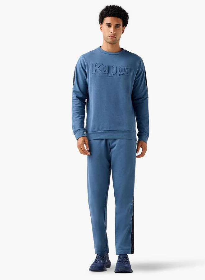 Kappa Kappa Men Regular Fit Logo Embossed Sweatshirt