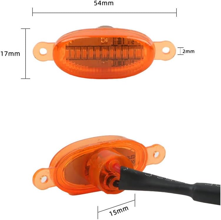 Car Grille Light, Grill Light Repalcement Front Grille Light LED Lights Bumper Grille Lamp, Auto Front Grille Driving Light Kit, Improved Car Styling Appearance for Improved Car Styling - Image 2