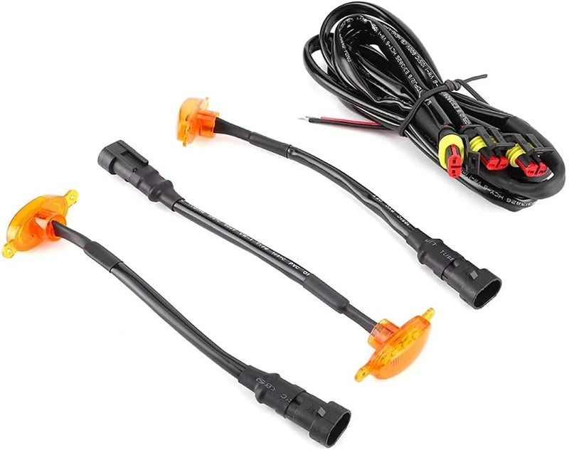 Car Grille Light, Grill Light Repalcement Front Grille Light LED Lights Bumper Grille Lamp, Auto Front Grille Driving Light Kit, Improved Car Styling Appearance for Improved Car Styling - Image 5