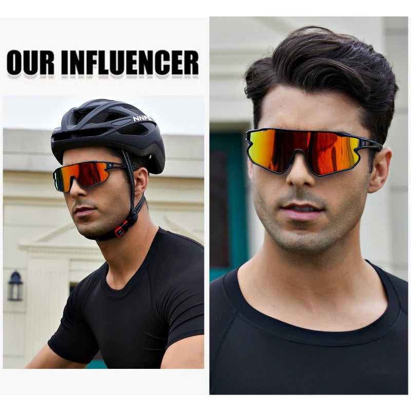 DUCO Sports Polarized Sunglasses for Men Women Running Sunglasses Fishing Cycling Baseball Glasses UV400 Protection DC0023 - Image 2