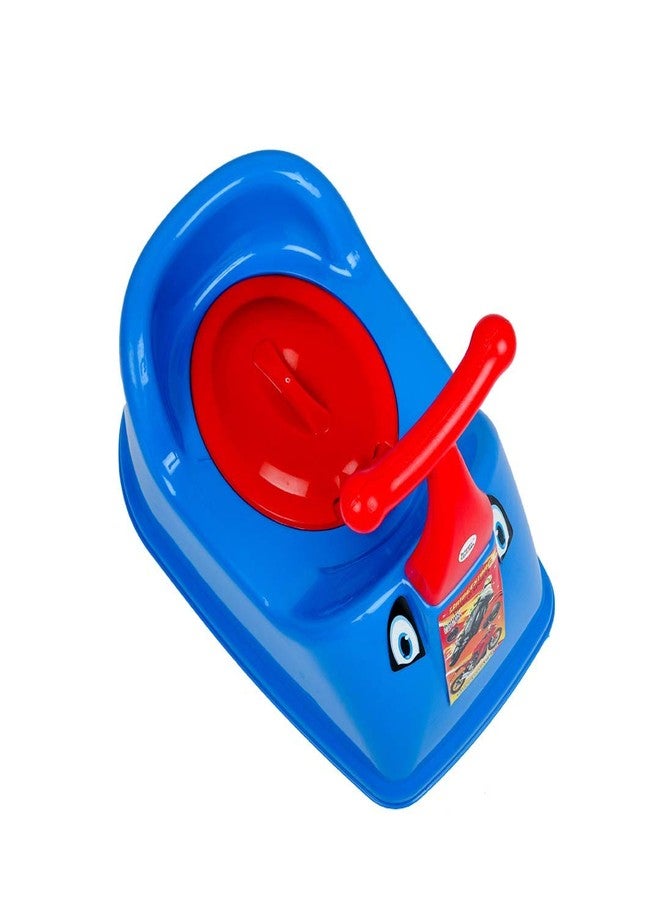 Zerya Toilet Trainer Baby Potty Seat 1234 Scooter Designed With Removable Bowl & Closing Lid Potty Seat (Blue) - Image 2