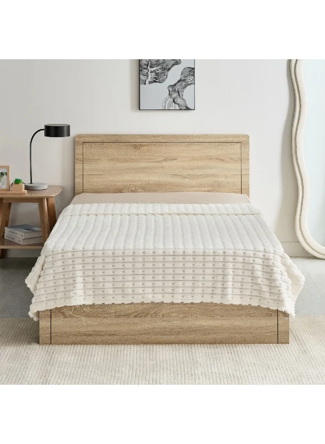 Home Box Delft Jacquard Flannel Twin Blanket 200 x 150 cm