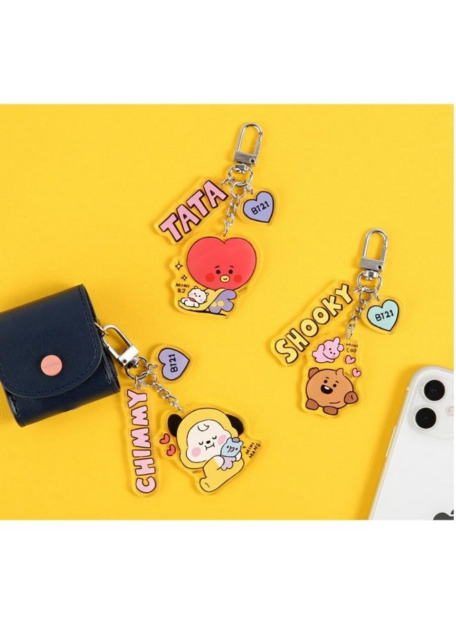 Careflection BTS Baby BT21 Cute Keychains for Korean Kpop Fandom for Girls and Boys (Chimmy) - Image 4